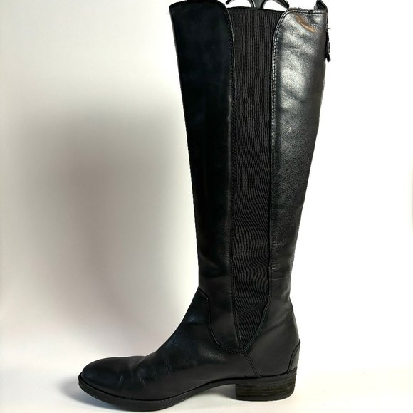 Sam Edelman Shoes - Sam Edelman Black 'Paradox' Genuine Leather Elastic Boot SZ 8